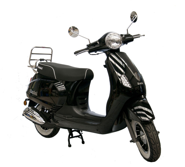 Berini Napoli II Euro 5 incl. windscherm en valbeugelset - Actiescooter -  Retro - Berini - Scooters