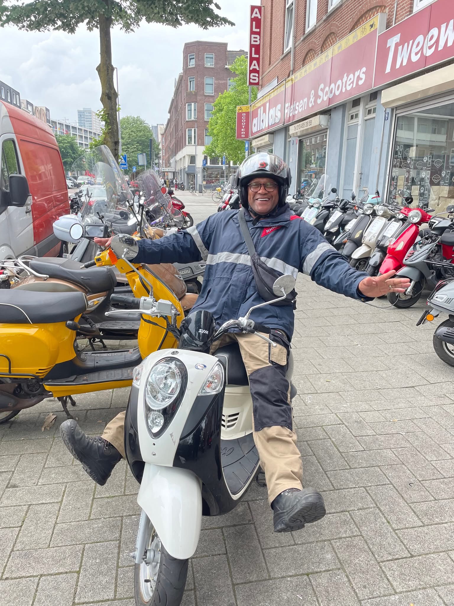 Klant met SYM Mio