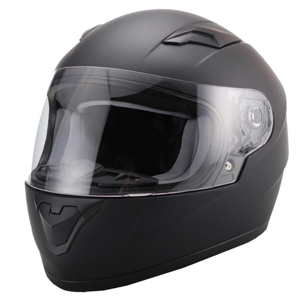 Kinderhelm Bambino Integraal Mat Zwart