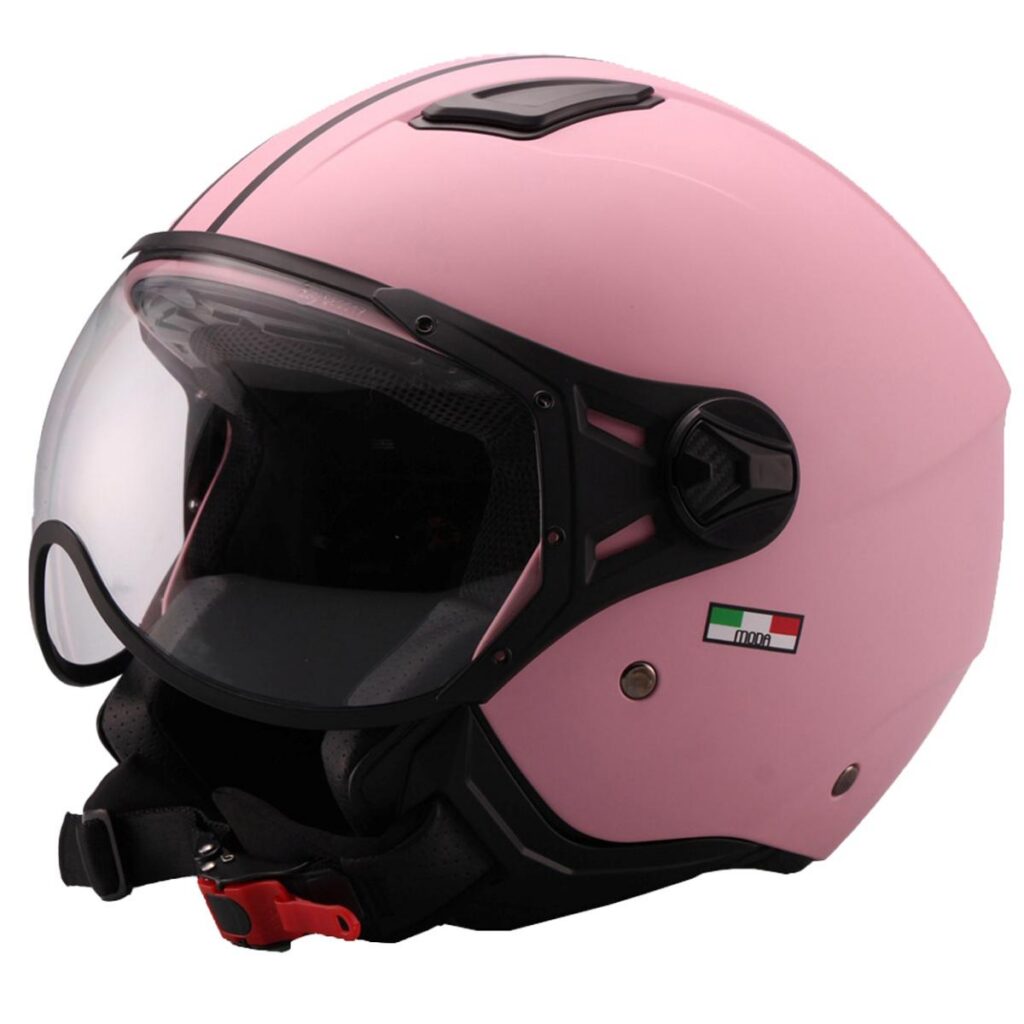 Helm Jet Moda Mat Roze