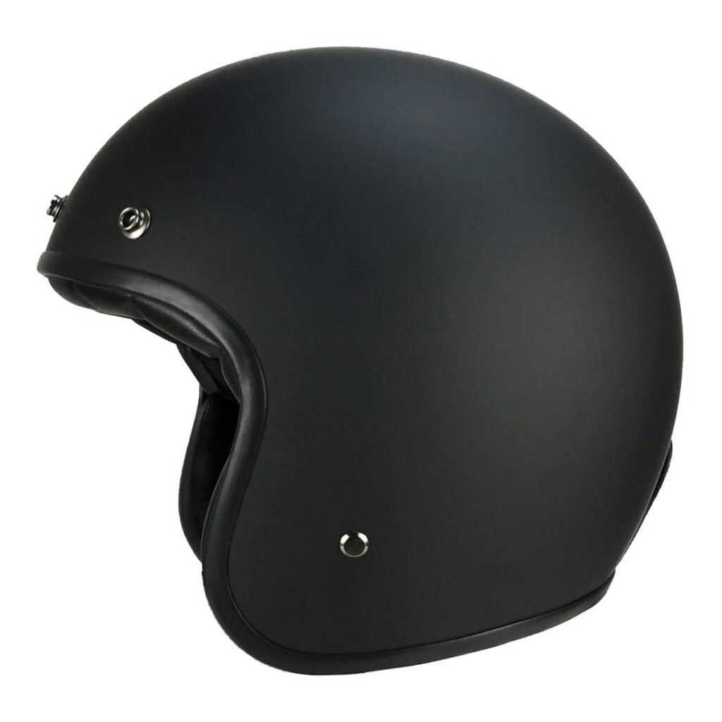 Helm Grande Jet – Mat Zwart