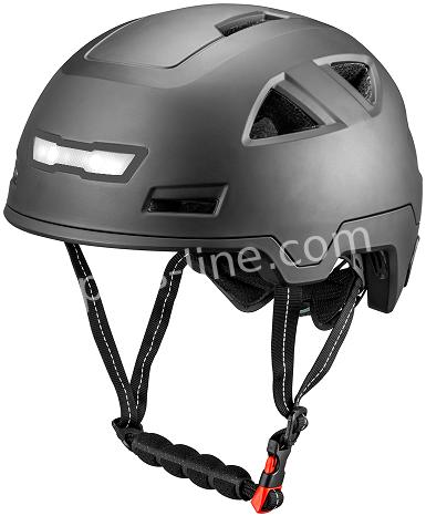 Helm E-City Mat Zwart (Speed Pedelec) +Gratis Oorpads Netto Prijs