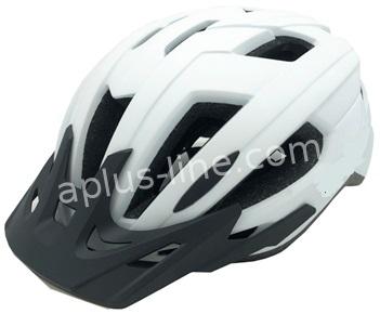 Helm E-Village Glans Wit + Peak (E-Bike)