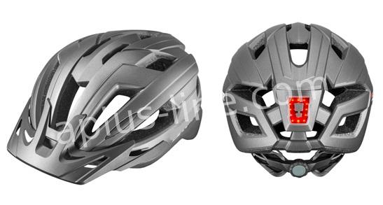 Helm E-Travel Mat Zwart Peak + Verlichting (E-Bike)