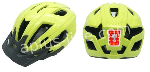 Helm E-Travel Mat Fluor Peak + Verlichting (E-Bike)
