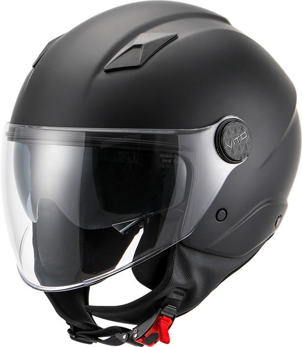 Helm Jet Sarenta – Mat Zwart