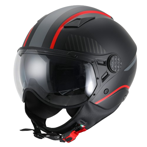 Helm Jet Lavori Zwart/Deco