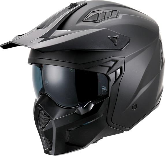 Helm Jet Predator Mat Zwart