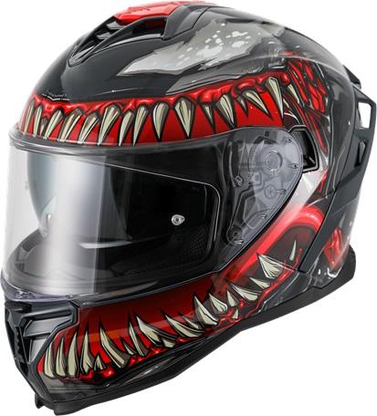Helm Presto Monster Integraal + Zonnevizier