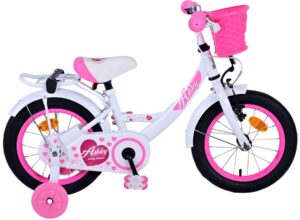 Volare Ashley Kinderfiets – Meisjes – 14 inch – Wit