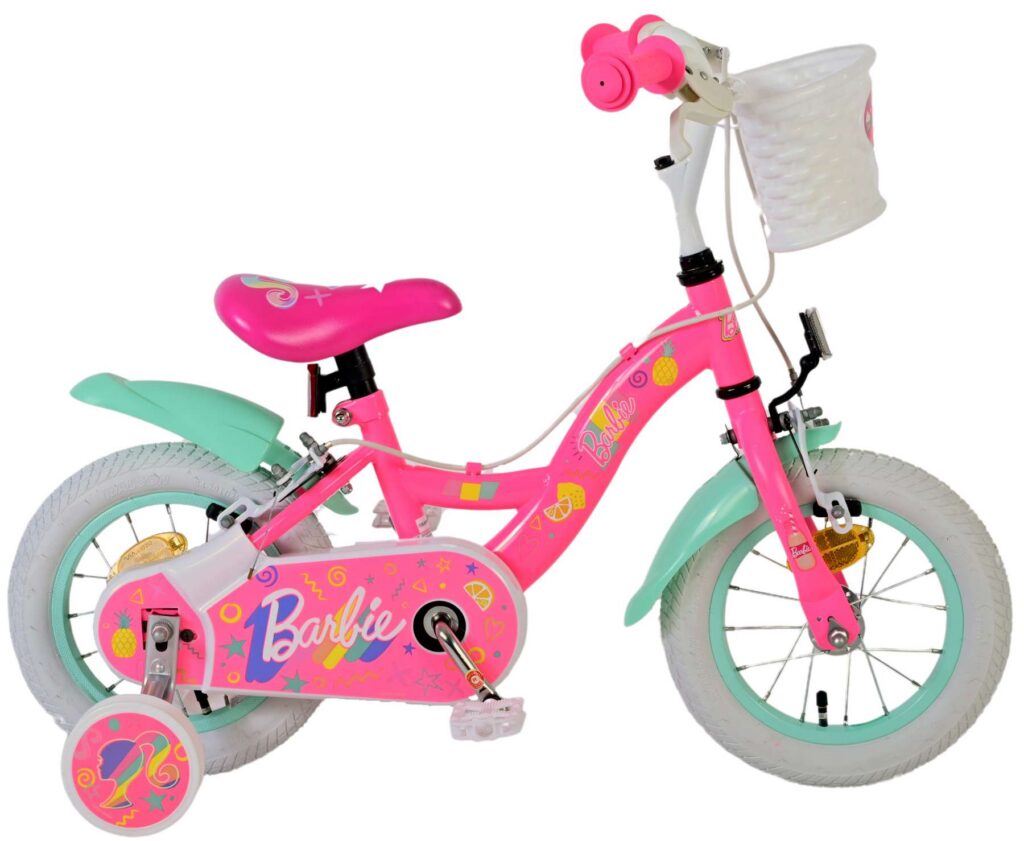 Barbie Kinderfiets – Meisjes – 12 inch – Roze – Twee Handremmen