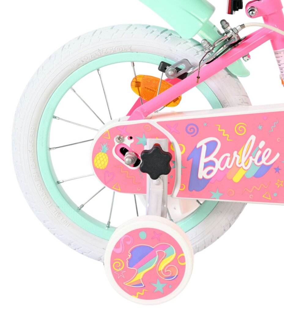 Barbie Kinderfiets – Meisjes – 14 inch – Roze – Twee handremmen