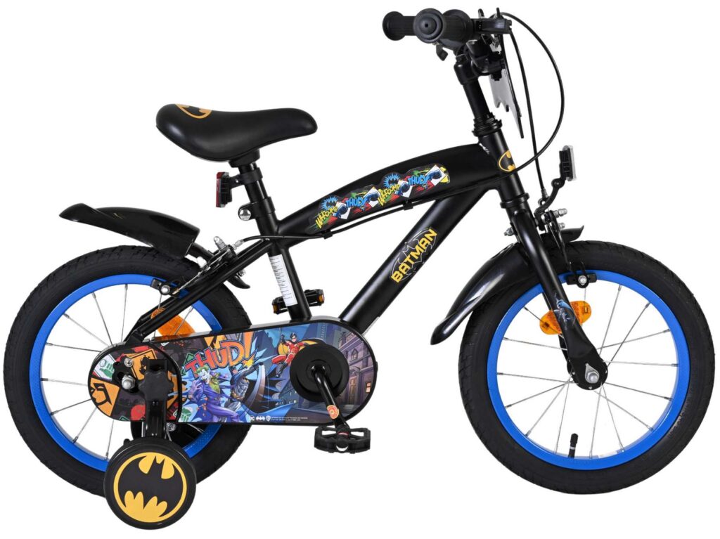 Batman Kinderfiets – Jongens – 14 inch – Zwart – Twee handremmen