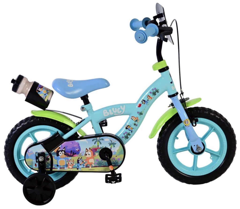 Bluey Kinderfiets – Jongens – Mag Wheels – 12 inch – Lichtblauw