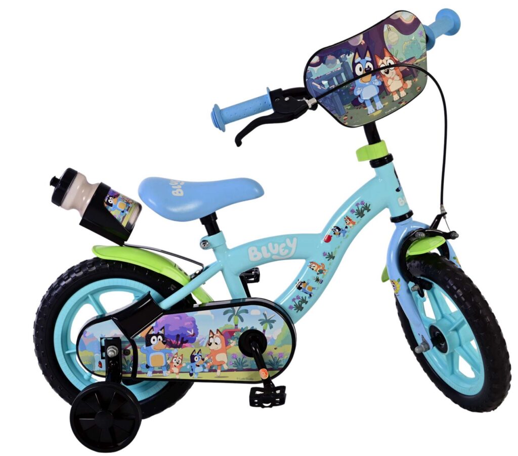 Bluey Kinderfiets – Jongens – Mag Wheels – 12 inch – Blauw