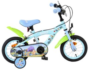 Bluey Kinderfiets – Uni – 12 inch – Lichtblauw – Twee handremmen