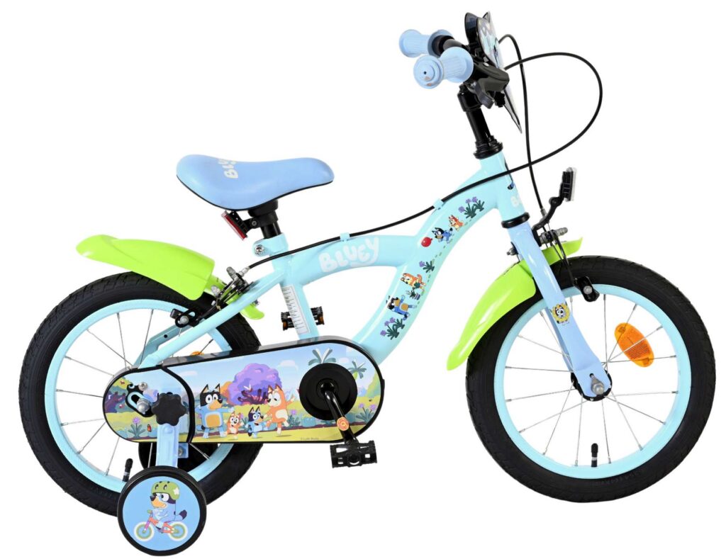 Bluey Kinderfiets – 14 inch – Lichtblauw – Twee handremmen