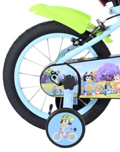 Bluey Kinderfiets - 14 inch - Lichtblauw - Twee handremmen