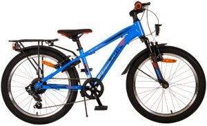 Volare Cross Kinderfiets – Jongens – 20 inch – Blauw – 6 versnellingen