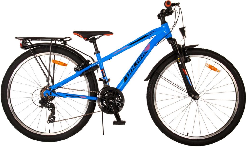 Volare Cross Kinderfiets – Jongens – 26 inch – Blauw – 18 versnellingen – Twee handremmen