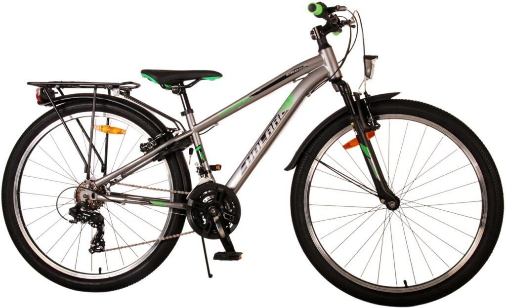 Volare Cross Kinderfiets – Jongens – 26 inch – Grijs – 21 versnellingen – Twee handremmen