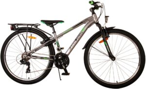 Volare Cross Kinderfiets - Jongens - 26 inch - Grijs - 21 versnellingen - Twee handremmen