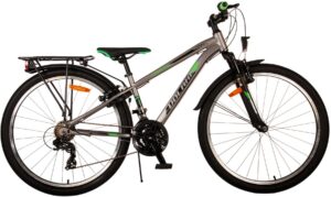 Volare Cross Kinderfiets – Jongens – 26 inch – Grijs – 21 versnellingen – Twee handremmen