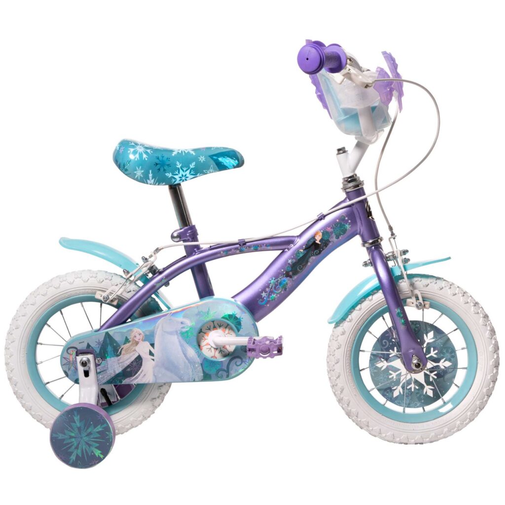 Disney Frozen 2 Kinderfiets – Meisjes – 12 inch – Blauw/Paars – Twee handremmen