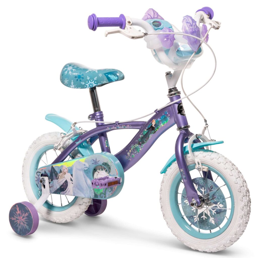 Disney Frozen 2 Kinderfiets – Meisjes – 12 inch – Blauw/Paars – Twee handremmen