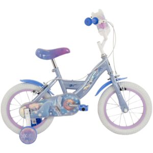 Disney Frozen 2 Kinderfiets – Meisjes – 14 inch – Blauw/Paars – Twee handremmen