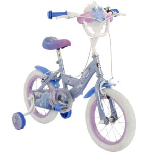 Disney Frozen 2 Kinderfiets - Meisjes - 14 inch - Blauw/Paars - Twee handremmen