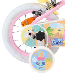 Disney Stitch Kinderfiets - Meisjes - 12 inch - Twee handremmen - Roze