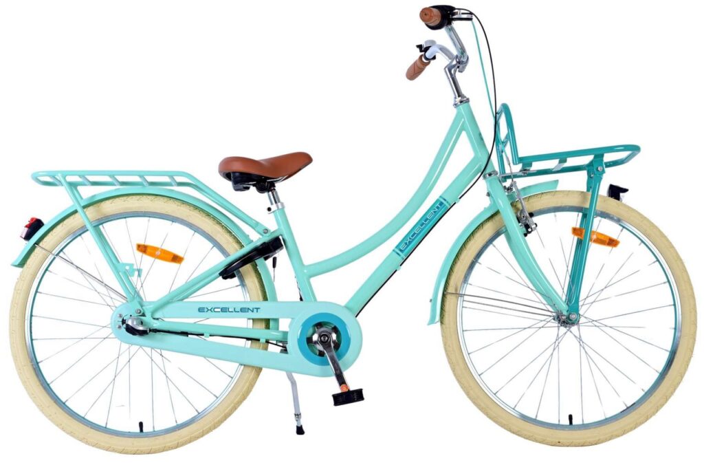 Volare Excellent Kinderfiets – Meisjes – 24 inch – Groen – Shimano Nexus 3 versnellingen