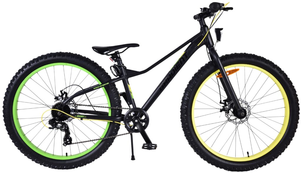 Volare Gradient Kinderfiets – Jongens – 26 inch – Zwart Geel Groen – 7 versnellingen