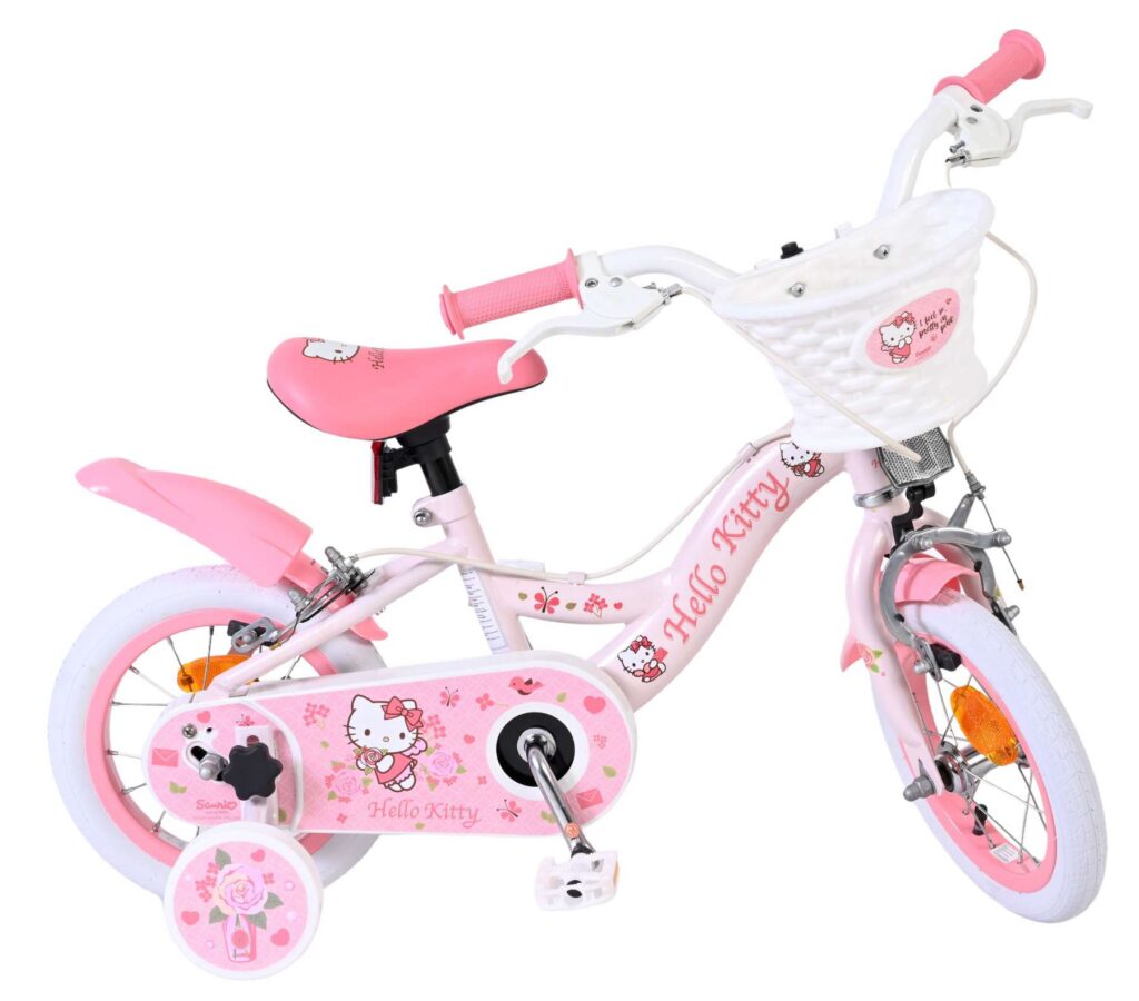 Hello Kitty Kinderfiets – Meisjes – 12 inch – Roze – Twee handremmen
