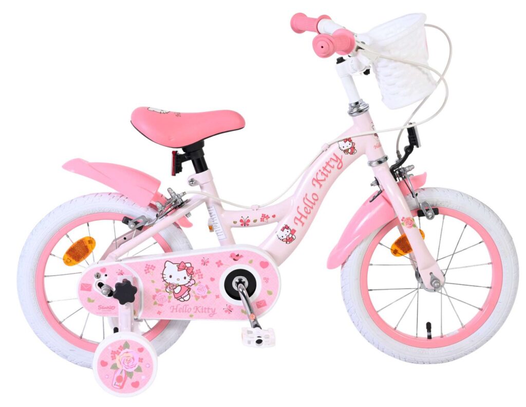 Hello Kitty Kinderfiets – Meisjes – 14 inch – Roze – Twee handremmen