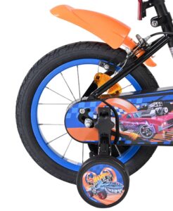 Hot Wheels Kinderfiets - Jongens - 14 inch - Zwart - Twee handremmen