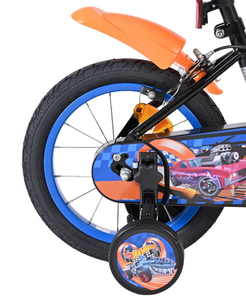 Hot Wheels Kinderfiets – Jongens – 14 inch – Zwart – Twee handremmen