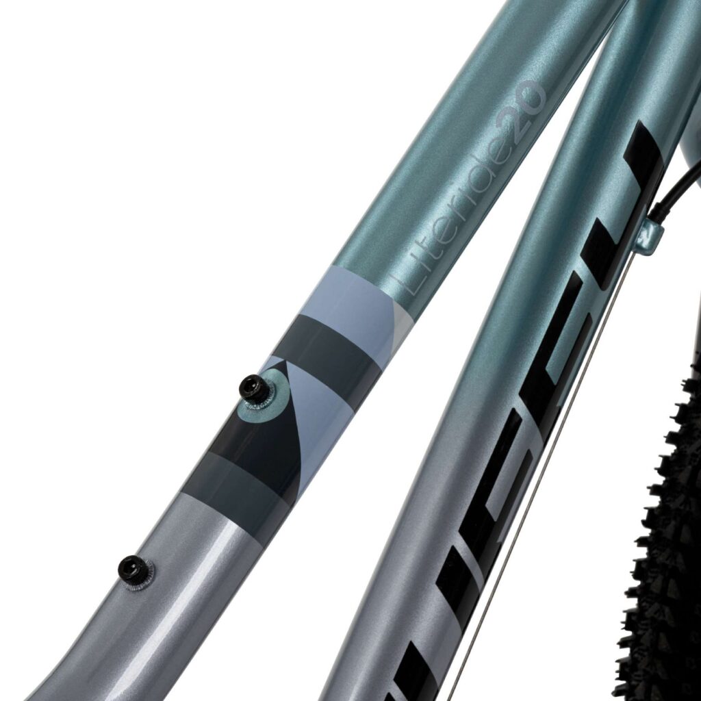 Literide Kinderfiets – Jongens – 20 inch – Turquoise/Zilver – Twee handremmen