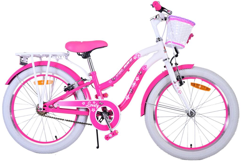 Volare Lovely Kinderfiets – Meisjes – 20 inch – Roze – Twee handremmen