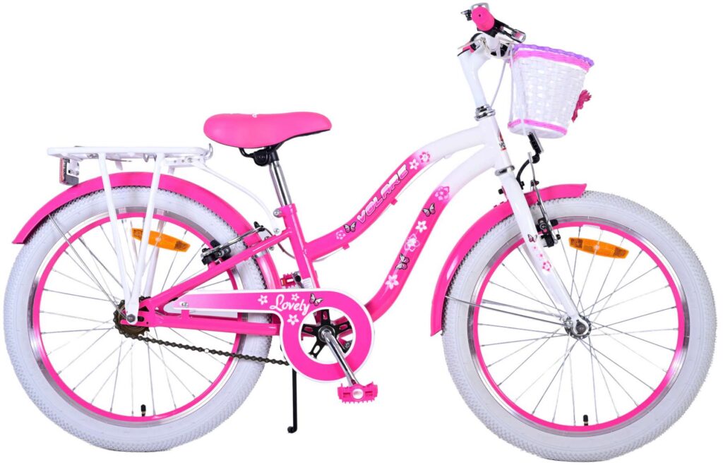 Volare Lovely Kinderfiets – Meisjes – 20 inch – Roze – Twee handremmen