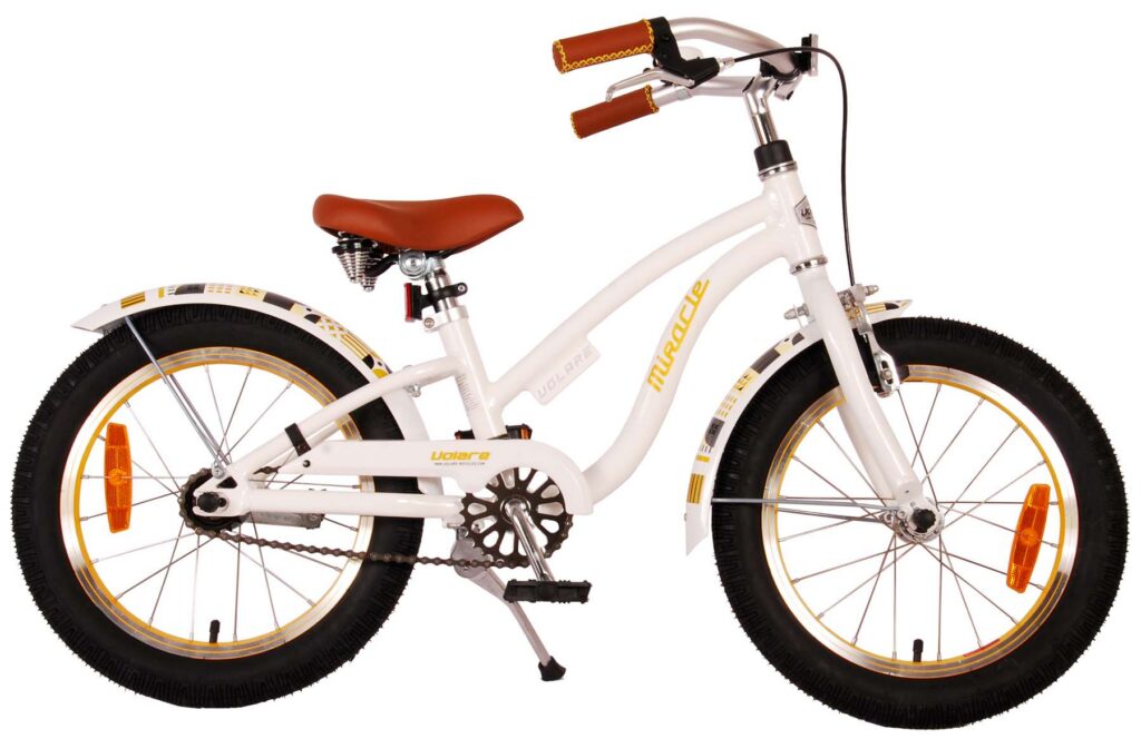 Volare Miracle Cruiser Kinderfiets – Meisjes – 16 inch – Wit – Prime Collection