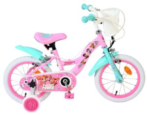 Paw Patrol Kinderfiets – Meisjes – 14 inch – Roze – Twee handremmen