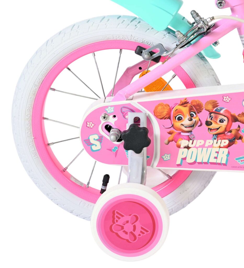 Paw Patrol Kinderfiets – Meisjes – 14 inch – Roze – Twee handremmen