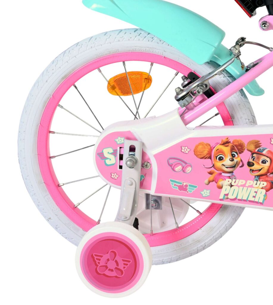 Paw Patrol Kinderfiets – Meisjes – 16 inch – Roze – Twee handremmen