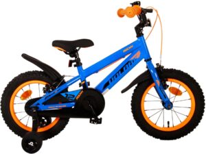 Volare Rocky Kinderfiets – Jongens – 14 inch – Blauw – Twee handremmen