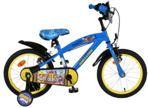Paw Patrol -Rubble & Crew Kinderfiets – Jongens – 16 inch – Blauw – Twee handremmen