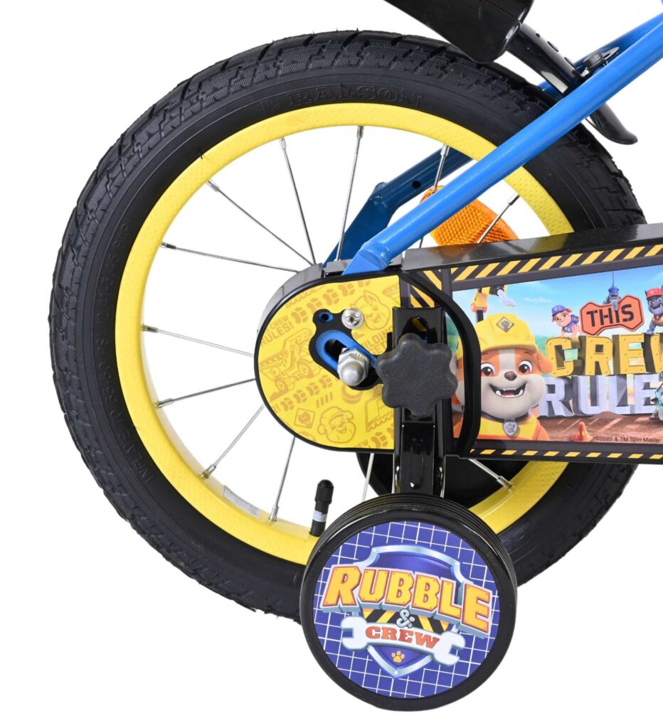 Paw Patrol -Rubble & Crew – Kinderfiets – Jongens – 14 inch – Blauw