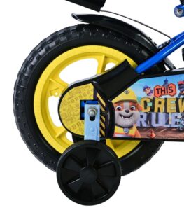 Paw Patrol - Rubble & Crew Kinderfiets - Jongens - Mag Wheels - 12 inch - Blauw