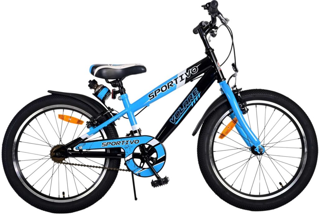 Volare Sportivo Kinderfiets – Jongens – 20 inch – Blauw – Twee handremmen